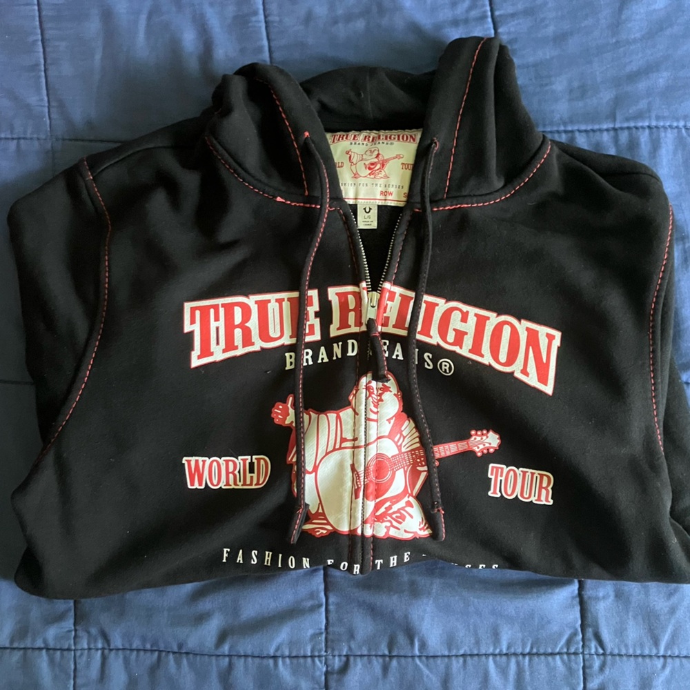True religion hoodie zip up